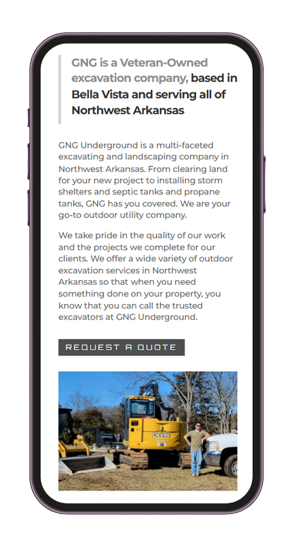 GNG Underground Website Designed By Interra Media Consulting NWA