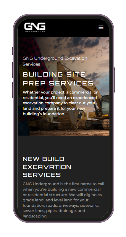 GNG Website Designed By Interra Fayetteville
